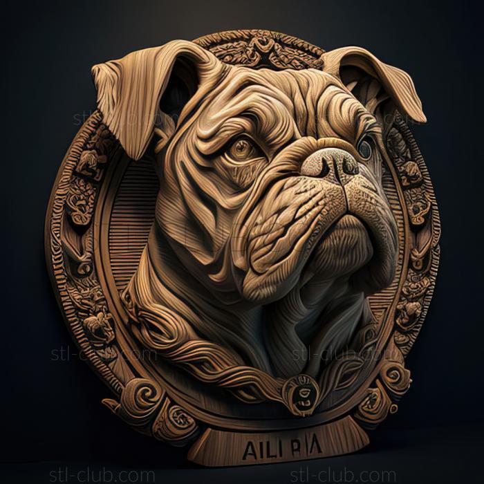 3D model st Alapakh Bulldog dog (STL)